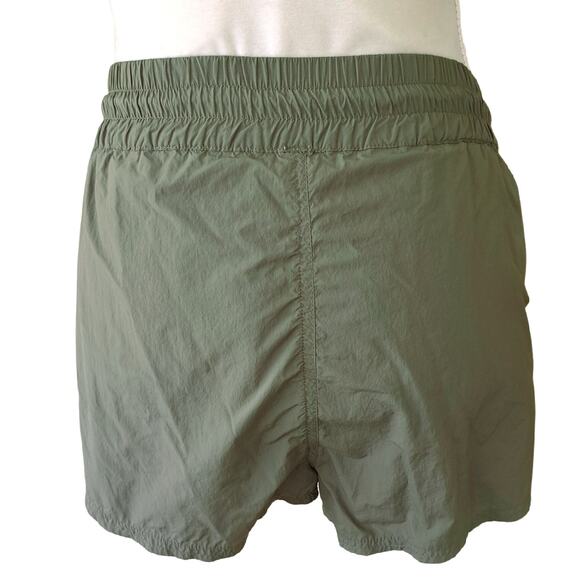 Free People Movement Shorts with Liner Activewear Olive Khaki Green - Picture 3 of 6